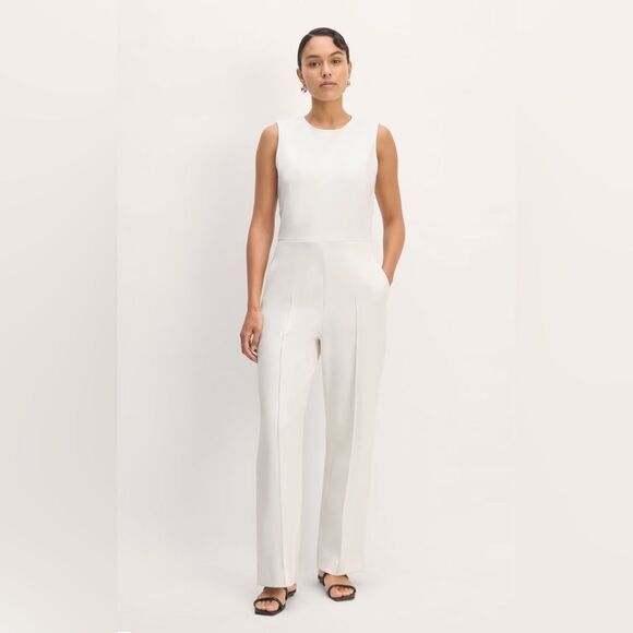 New Everlane The Dream Jumpsuit in Bone Size S - Picture 1 of 16